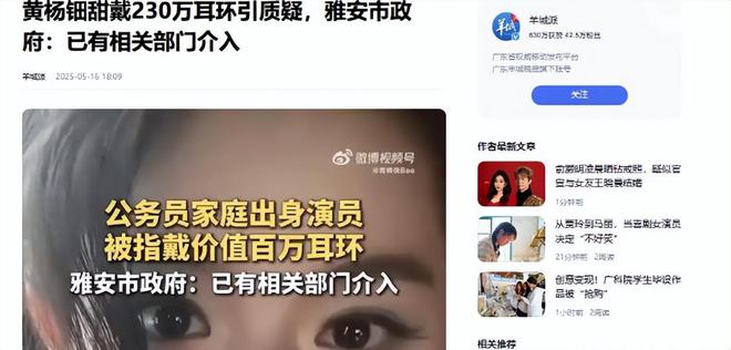 自下场黄杨钿甜父亲被正式立案调查pg电子首页天价耳环风波不断亲(图2)